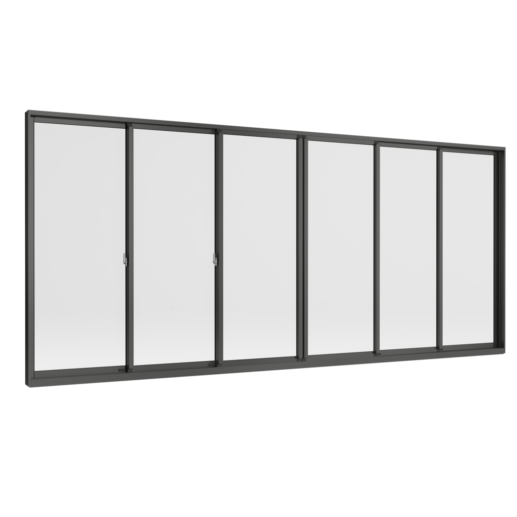 Sliding door (6 panels on 3 tracks) - TOSTEM Thailand