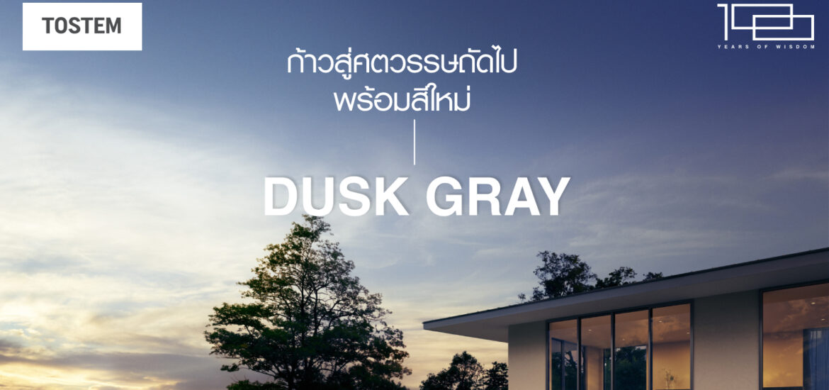 แนะนำสีใหม่จาก TOSTEM : DUSK Gray