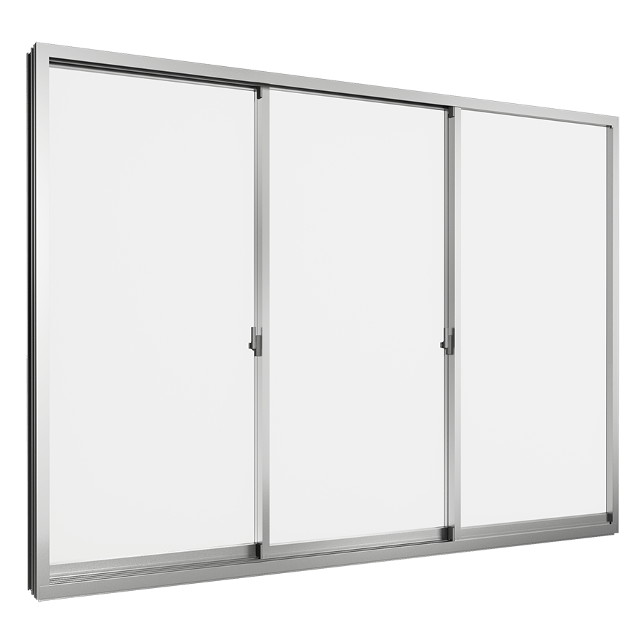 22_GRANTS_Flat Rail Sliding Door (3 Panels on 3 Tracks)