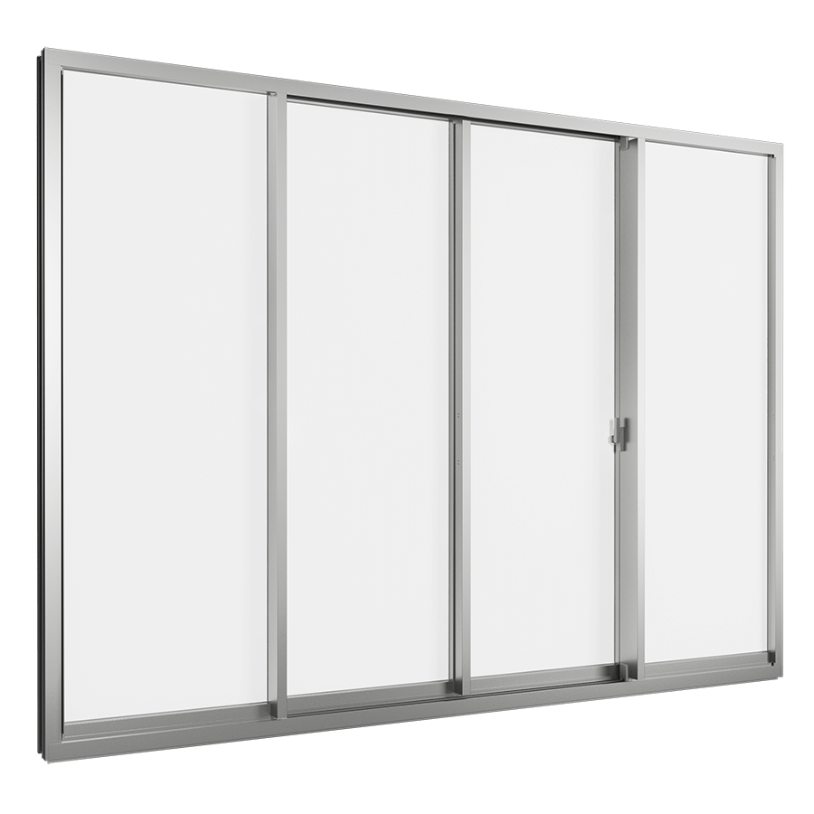 22_GRANTS_Flat Rail Sliding Door (4 Panels on 2 Tracks)