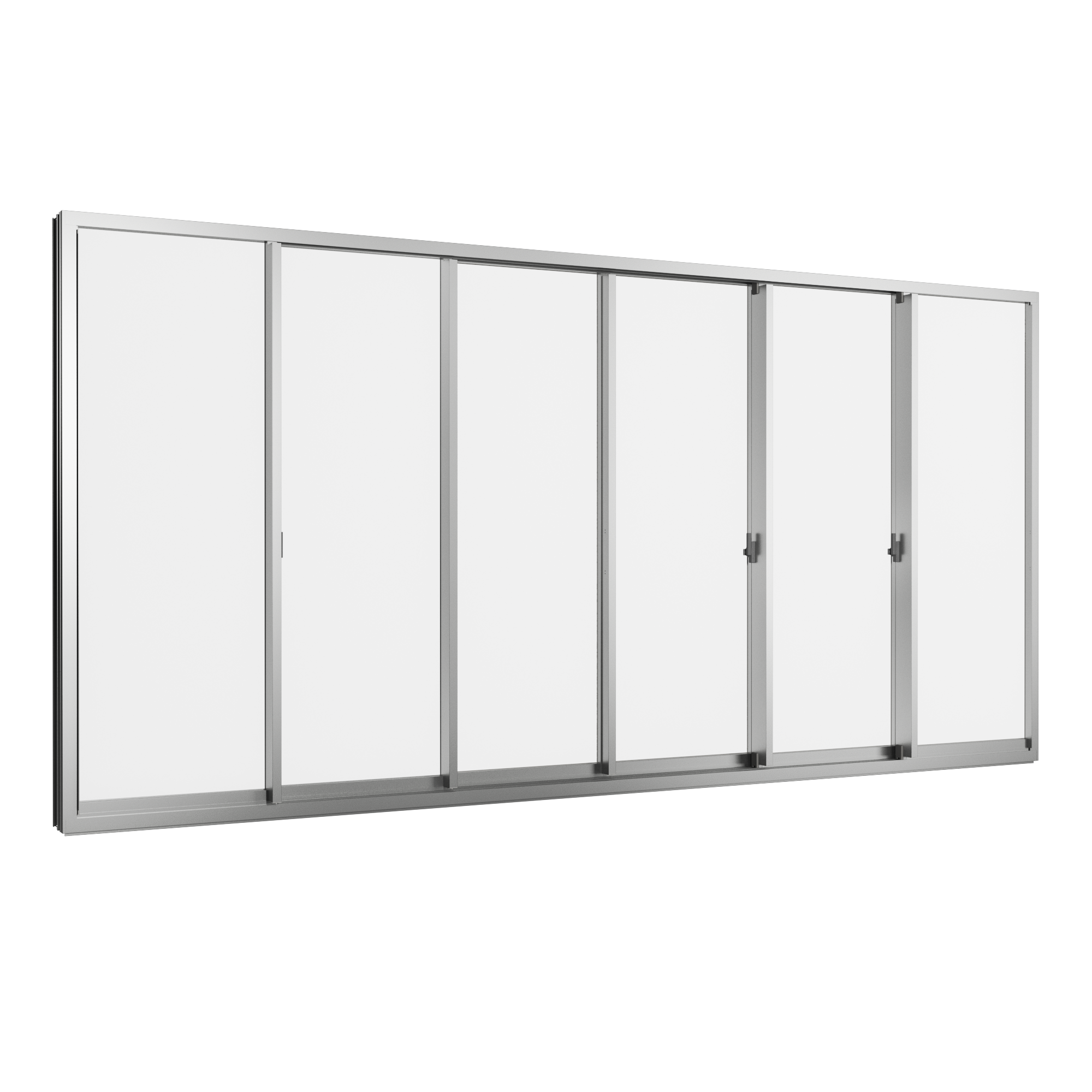 22_GRANTS_Flat Rail Sliding Door (6 Panels on 3 Tracks)